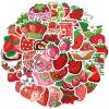 SUYANGLIU 50pcs Strawberry Stickers for Kids Aesthetic Friuts Stickers for Girls Boys Teens Adults Vinyl Waterproof Stickers for Water Bottles Laptop Scrapbooking Skatebord Phone view 1