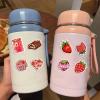 SUYANGLIU 50pcs Strawberry Stickers for Kids Aesthetic Friuts Stickers for Girls Boys Teens Adults Vinyl Waterproof Stickers for Water Bottles Laptop Scrapbooking Skatebord Phone view 3