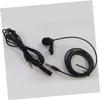 Abaodam Professional Mic Clip Condenser Microphone Jack Extension Cable Pu Bag Soft Sponge Clip Mount for Camera Singing Interview view 3
