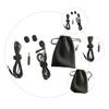 Abaodam Professional Mic Clip Condenser Microphone Jack Extension Cable Pu Bag Soft Sponge Clip Mount for Camera Singing Interview view 4