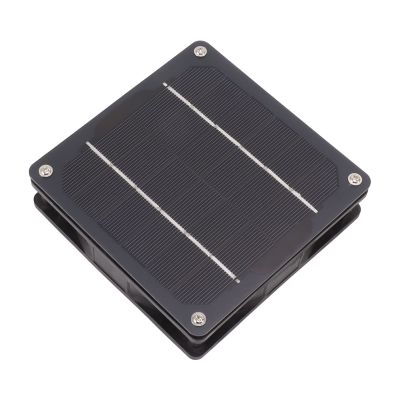 Solar Powered Exhaust Fan, 5w Solar Panel Powered Fan, Energy Saving Monocrystalline Solar Panel Fan Mini Ventilator for Chicken, Ventilation Fans