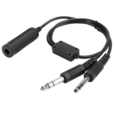 Convertible Headset Adapter Cable, Daid Clark Headset Adapr, Helicopr to Ga Adapr