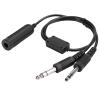 Convertible Headset Adapter Cable, Daid Clark Headset Adapr, Helicopr to Ga Adapr view 1