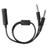 Convertible Headset Adapter Cable, Daid Clark Headset Adapr, Helicopr to Ga Adapr view 2
