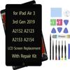 10.5" LCD Screen Replacement Compatible with iPad Air 3 3rd Gen 2019 A2123 A2152 A2153 A2154 Display LCD Assembly + Glass Touch Digitizer + Repair Kit (Black) view 1