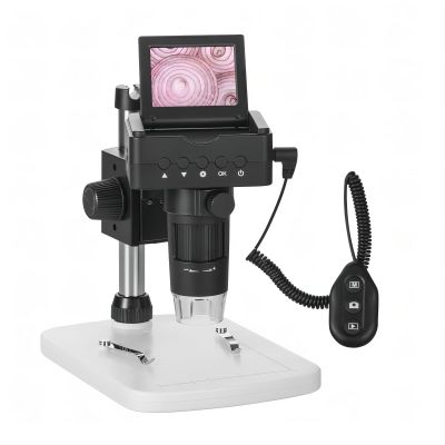 2.4-inch LCD HDMI 3MP Digital Microscope with 1080P HDMI/TV/USB Output Micro-SD Storage Measurement 10x-220x Magnification