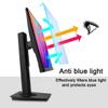 JQZWXX Blue Light Blocking Screen Protector HD Transparent Display Filter Desktop Computer Protective Film Panel LED Computer Monitor Anti-Uv Eye Protection Filter Film Framesuspended,24 inches view 4