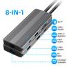 8-in-1 USB-C Docking Station with 8K HDMI, 10Gbps USB 3.1, 100W PD Charging, Gigabit Ethernet, SD/TF Card Reader, Compatible with Windows/macOS/Linux for Laptops view 2