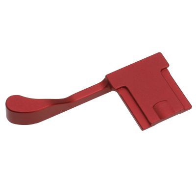 Be In Your Mind Metal Hot Shoe Thumb Up Rest Hand Grip Compatible with Fujifilm FinePix X-E4 X100F X100V XPro2 XPro3 DSLR Camera Hand Grip Aluminum Alloy Red