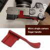 Be In Your Mind Metal Hot Shoe Thumb Up Rest Hand Grip Compatible with Fujifilm FinePix X-E4 X100F X100V XPro2 XPro3 DSLR Camera Hand Grip Aluminum Alloy Red view 2