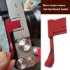 Be In Your Mind Metal Hot Shoe Thumb Up Rest Hand Grip Compatible with Fujifilm FinePix X-E4 X100F X100V XPro2 XPro3 DSLR Camera Hand Grip Aluminum Alloy Red view 3