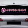 AMeLL Car Music Rhythm Light Car Rear Window Music Rhythm Lamp, Car Auto Sticker Led Light EqualizerSize : 90x25cm view 1