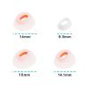 Be In Your Mind 8Pair White Silicone Earplugs in-Ear Headphones Eartips Replacement Earbuds Headphone Attachments Compatible with JBL Tune Flex 4 Sizes (XS/S/M/L), large view 2