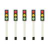 JESSINIE 1x3 3 Key Array Membrane Switch 3-Key Array Membrane Switch on Off MG001V 57x20x0.8mm Red Yellow Green Microcontroller Extended Keyboard 4Pin Dupont 5Pcs view 1