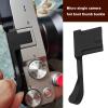 Be In Your Mind Metal Hot Shoe Thumb Up Rest Hand Grip Compatible with Fujifilm FinePix X-E4 X100F X100V XPro2 XPro3 DSLR Camera Hand Grip Aluminum Alloy Black view 3
