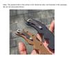 UPFIST 1 Piece Deep Carry Pocket Clip Fits for Cold Steel Recon1 Old Version, CNC Titanium Integrated Back Clip view 3