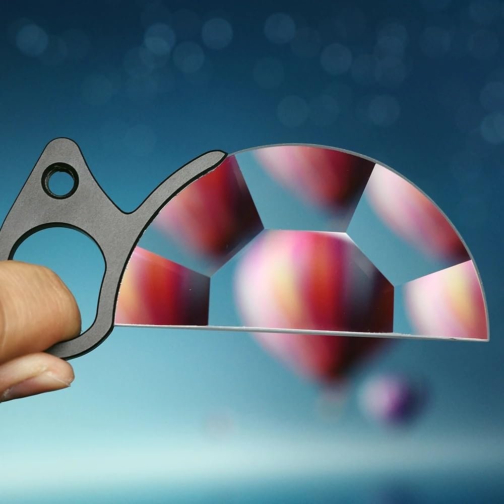 79mm Handheld Subtle Kaleidoscope Filter, Special Effects Filter, Optical Glass Prism, Photography Film and Television Props