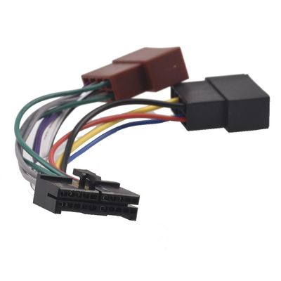 Car Radio ISO Adapter 20pin Cable Universal Din Connector for AEG Car Stereo Prology Autoradio Audiovox JGC Etc
