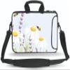 14 15 15.4 15.6 inch Messenger Bag Carrying Case Sleeve with Handle Accessory Pocket Fits 14 to 15-Inch Laptops/Notebook/Ebooks/Kids Tablet/Pad(Honeybee) view 1