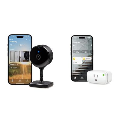 Eve Cam Smart Indoor Camera, 1080p Resolution, Wi-Fi, 100% Privacy & Energy (Matter) - Smart Plug, App and Voice Control, 100% Privacy, Matter Over Thread, Works