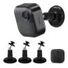 TAICHIPANDA Blink Outdoor Camera Mount, 360 Degree Adjustable Indoor/Outdoor Wall Mount Bracket for Blink Home Security System Black 3 Pack view 1