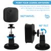 TAICHIPANDA Blink Outdoor Camera Mount, 360 Degree Adjustable Indoor/Outdoor Wall Mount Bracket for Blink Home Security System Black 3 Pack view 2