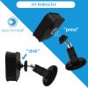 TAICHIPANDA Blink Outdoor Camera Mount, 360 Degree Adjustable Indoor/Outdoor Wall Mount Bracket for Blink Home Security System Black 3 Pack view 3