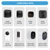 TAICHIPANDA Blink Outdoor Camera Mount, 360 Degree Adjustable Indoor/Outdoor Wall Mount Bracket for Blink Home Security System Black 3 Pack view 4