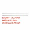 2pcs Laptop Rubber Feet Strips Silvery Replacement for HP Envy x360 15-ED 15-EE 15M-EE 15M-ED 15-EE1000 15-EE1077NR 15-EE1018NR 15-ED1055WM 15-ED1047NR L93197-001 Bottom Cover Rubber Feet Strips view 2