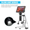 1200X Magnification Digital Microscope, 7.0 Inch Screen, 12MP Video Microscope with Wired Remote, with Adjustable LED Lights, Windows & Mac OS Compatible view 4