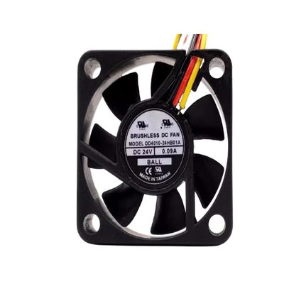 Beautyrankle OD4010-24HB01A 24V 0.09A 4010 Cooling Fan 40X40X10MM 3-Wire