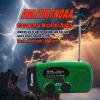 5000mAh Hand Crank Emergency Weather Radio, AM FM NOAA Solar Radio with Led Flashlight and Earphone Jack, Charger for Smartphone, USB-C Cable/Self Powered with SOS Alarm (Green) view 3