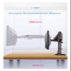 Gas Spring 22-35" LCD LED Monitor Holder Arm Full Motion Desktop Ergonomic Monitor TV Mount Bracket Load 2-12 Kgs view 4