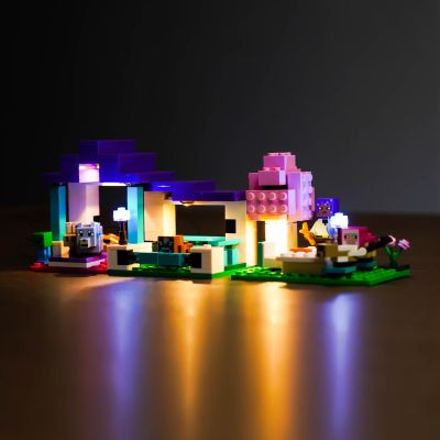 BrickBling Light Kit Compatible with Lego Mine-Craft The Animal Sanctuary 21253, Creative Lighting Compatible with Lego Animal Sanctuary, Great Gift for Kids Aged 10+(Lights Only, No Bricks)