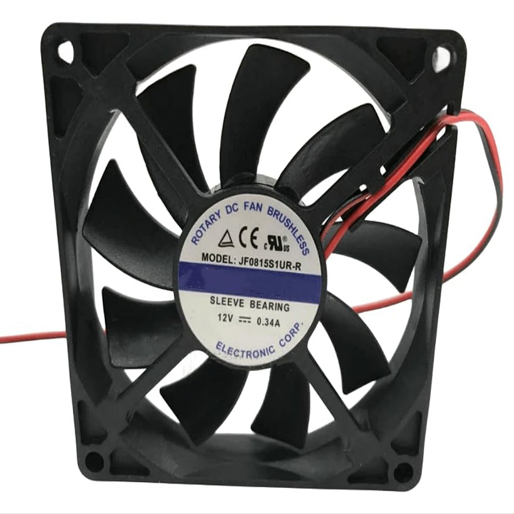 JF0815S1UR-R 12V 0.34A 8015 Cooling Fan 80X15MM