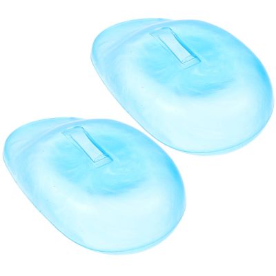 Angoily Silicone Ear Caps for Hair Dye Salon Ear Heat Protectors Easy to Clean