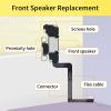 for iPhone 11 Earpiece Speaker Replacement 6.1" Repair for iPhone11 Earspeaker Front Ear Piece with Ambient Light Sensor Fix Proximity Sensor Assembly for A2111, A2223, A2221 view 3