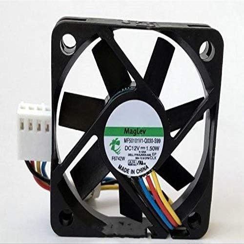 Beautyrankle Fan for SUNON MF50101V1-Q030-S99 5010 Fan DC12V 1.50W 5CM 50MM PWM Silent Cooling Fan