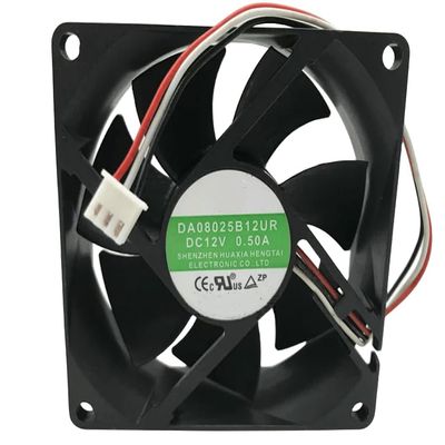 DA08025B12UR 12V 0.50A 8025 Cooling Fan 80X25MM
