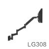 LG308 Ultra Long Arm Monitor Holder 13"-21" Display LCD TV Wall Mount Mechanical Arm Lengthened Rack Holder view 2