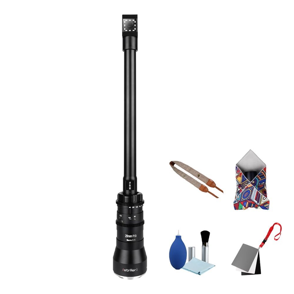 AstrHori 28mm F13 90 Free Angle Underwater Probe Full Frame Macro Ultra Long Lens Removable Interchangeable Lens for Nikon Z Mount Cameras Z6 Z7 Z6 MARKII Z7 MARKII Zfc