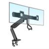 F32 Gas Strut 24-32 Inch Dual Screen Monitor Mount Bracket Desktop Sit Stand Workstation Load 2-15kgs (Color : White) view 1