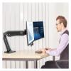 F32 Gas Strut 24-32 Inch Dual Screen Monitor Mount Bracket Desktop Sit Stand Workstation Load 2-15kgs (Color : White) view 3