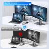 4K HDMI Splitter 1 in 2 Out with 3.9 FT Hdmi Cable,NEWCARE 1X2 HDMI Splitter Only Mirror(Not Extend), 2 Way Splitters Aluminum Alloy Case for Full HD 4K@30hz 2K 1080P 3D(1 Source to 2 Displays) view 3