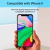 Risidamoy Earpiece Speaker Replacement for iPhone X 5.8" Repair for iPhone 10 Earspeaker Front Ear Piece with Ambient Light Sensor Fix Proximity Sensor Flex Cable Assembly for A1865 A1901 A1902 view 4