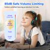 EarFun S1 Kids Headphones, Foldable Wired Headphones for Kids, 85dB Volume Limit, Stereo Sound, Adjustable Headband, Portable Lightweight On-Ear Headphone for School/Travel/Boys/Girls/PC, Black view 2