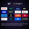 FPD 32-inch Smart TV Google TV HD 720p with Google Play and Google Cast Built-in, HDR 10, Dolby Audio, Voice Remote, Stream Live TV(Palette-Series, CG32-P3, 2024 Model) view 3