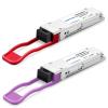 QSFPTEK 100GBASE-BX10 BiDi QSFP28 Module, 100gbe Optical Ethernet Transceiver, 10km DDM LC SMF Compatible for Cisco QSFP28-100G-BX10-D(1271nm-TX/1331nm-RX)/ QSFP28-100G-BX10-U(1271nm-TX/1331nm-RX) view 1