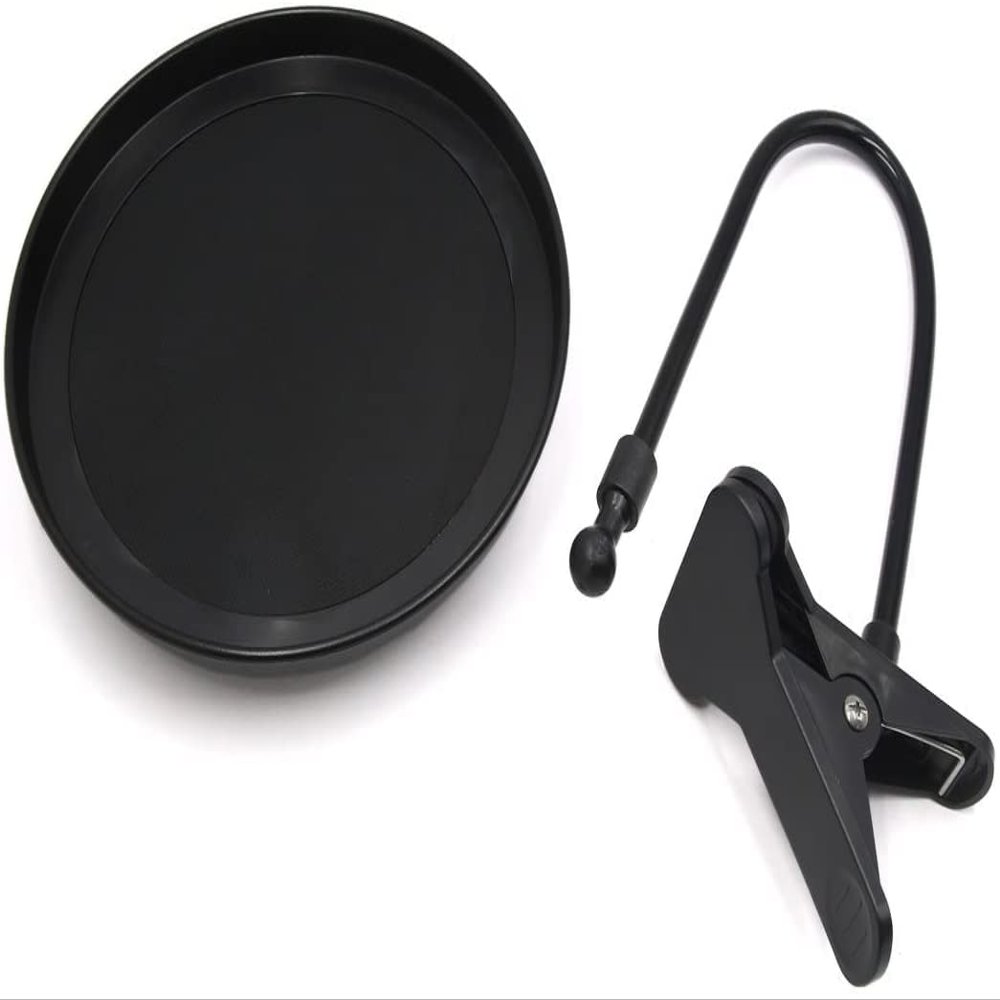 XYWHPGV 8.7 Inch Black Plastic Swivel Mount Holder Food Tray Table Stand Bracket for Car(aa01f f04fb 7788e 32831 a6352 b4b59