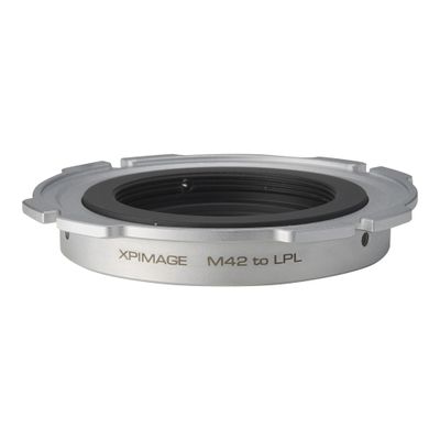 XPIMAGE Lens Mount Adapter Ring Compatible with M42 Screw Thread Lens to Arri LPL Camcorder